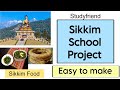 Sikkim school project on Food | Part-2 | travel and tourism | Art integrated project | Ncert