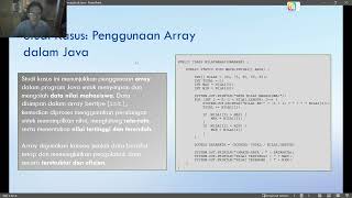 Memahami Array & ArrayList