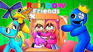 😱 Imposible Esconderse de los RAINBOW FRIENDS en Roblox con LYNA 😰 Capítulo 2