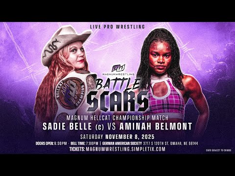 FREE MATCH Hellcat Championship Match Aminah Belmont V Sadie Belle 11 08 25