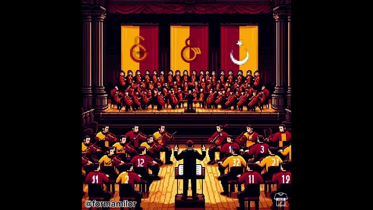 Galatasaray and Classical Music: A Beautiful Symphony of Passion! 🎻🦁 #galatasaray #football #music