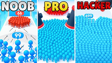 Count Masters NOOB vs PRO vs HACKER ❌ Ultimate Battle Walkthrough | Max Level Gameplay ET2425