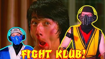 Scorpion & Sub-Zero REACT - JACKIE CHAN vs Benny "The Jet" Wheels on Meals FIGHT KLUB | MK11 PARODY!
