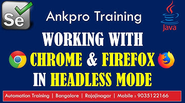 Selenium with Java 55 - Working with Chrome & Firefox in headless mode | ChromeOptions FirefoxOpions
