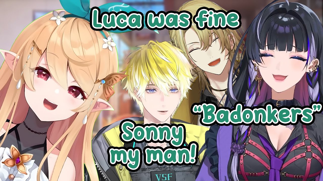 Pomu met Sonny, Meloco, Luca IRL for the first time | NIJISANJI EN Clip