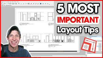 5 MOST IMPORTANT TIPS for Modeling for Layout in SketchUp