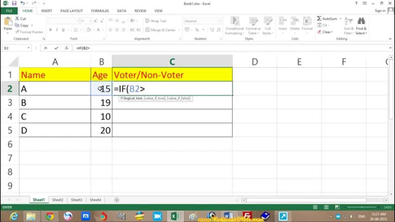 Microsoft Excel 2013 Tutorial in Bengali – (Part 8) - Logical Operator ...