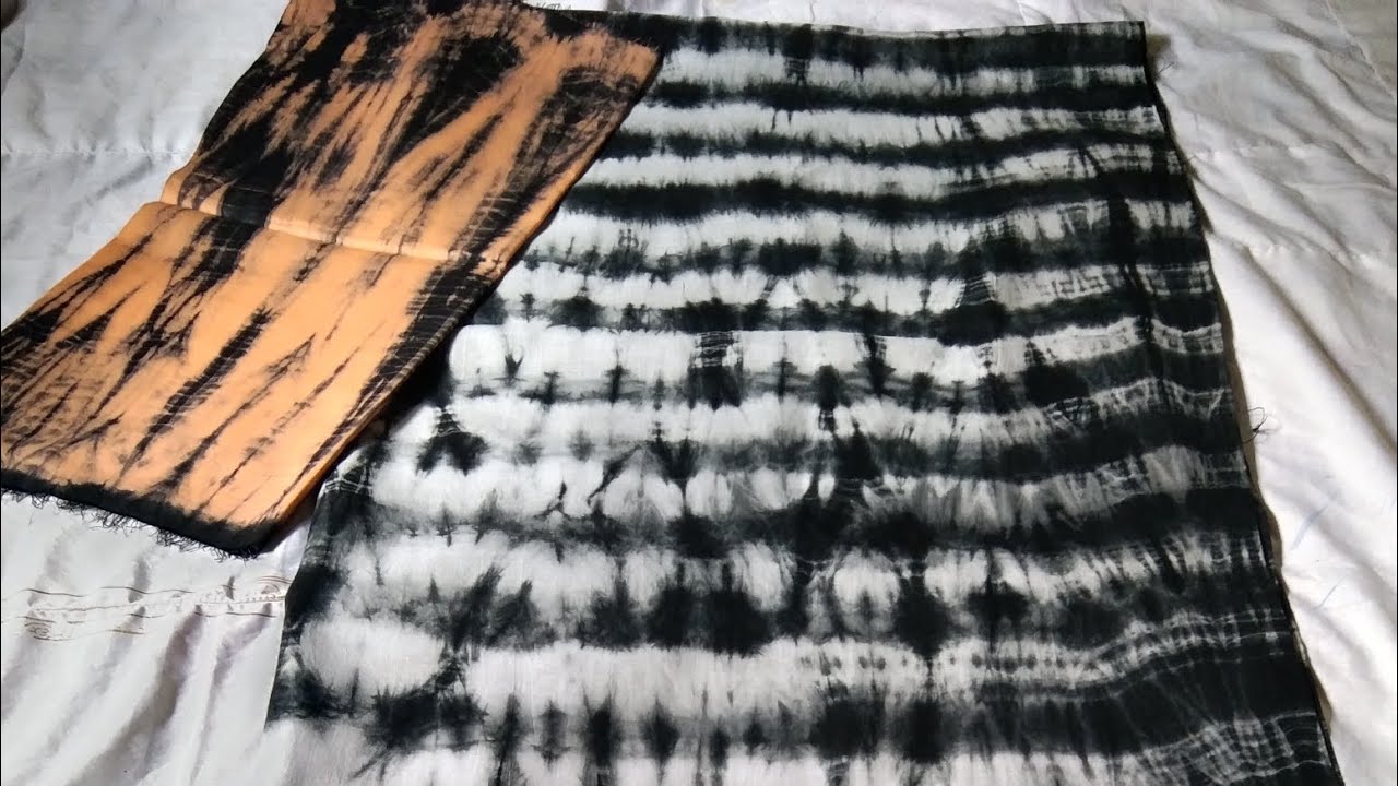 সালফার কালারে টাইডাই করার নিয়ম/বাটিক পদ্ধতি/সালফার কালো/salfer tyedye tutorial/ salfar black/batik