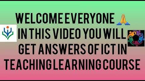 Diksha App // ICT IN TEACHING LEARNING COURSE Answers // In Punjabi