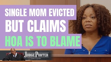 Single Mom Evicted But Blames It On HOA.