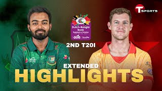 Extended Highlights | Bangladesh vs Zimbabwe | 2nd T20i | T Sports screenshot 1