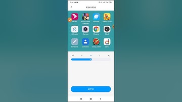 How to home screen icon size XS setting on redmi note 8