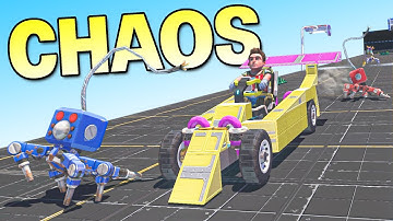 Building Vehicles to SURVIVE a BOT INFESTED Downhill Race! (Scrap Mechanic Multiplayer Monday)