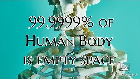 Science amazing fact | video reveal the reason behind 99.99% empty space of your body