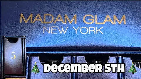 Madam Glam Advent Calendar | December 5th!