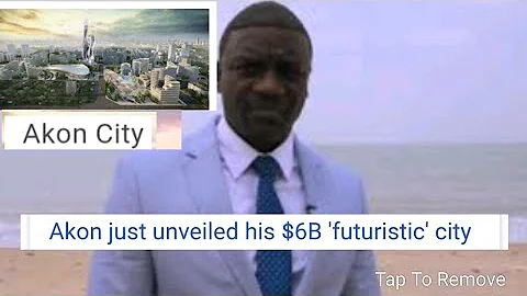 Akon unveils plans for 6 billion city in Senegal #senegal #Akoncity #Akonnewcity #blackpanther