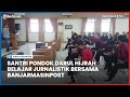 Santri pondok darul hijrah ingin mengenal jurnalistik dari banjarmasin post