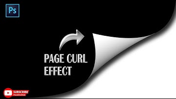 Page Curl Effect in Photoshop in Hindi/Urdu  | Advance Photoshop Tutorial