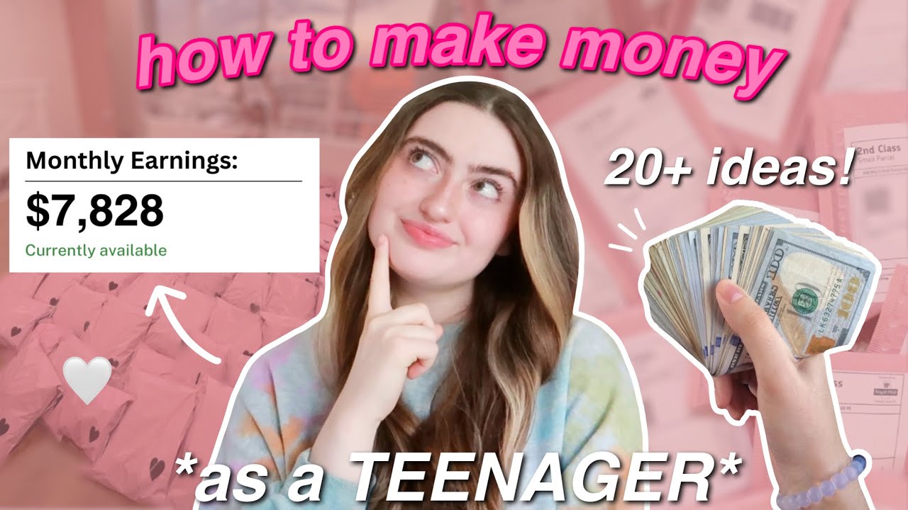 ⁣how to make money FAST as a TEEN! *age 12,13,14,15,16*