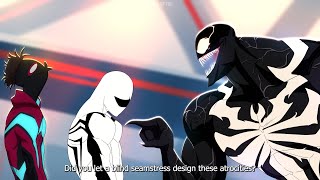 Venom Reacts To Miles and peter New Suits