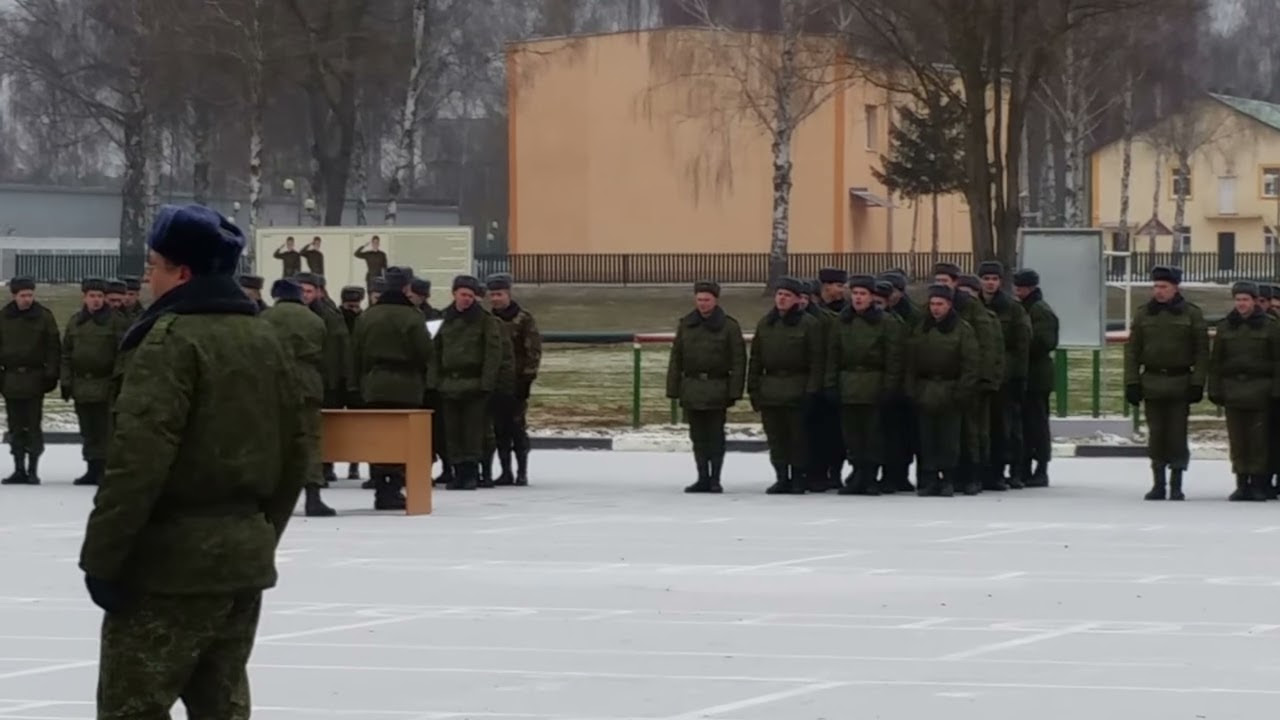 Сын в армии принимает Кодекс чести военнослужащего - YouTube