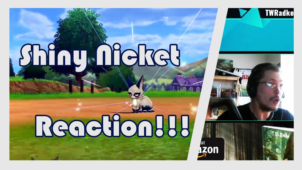 Pokemon Sword Shiny Reaction Shiny Nicket YouTube