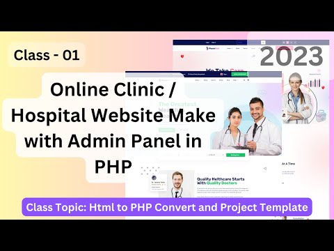 Online Clinic Profile Project 02 in PHP || Code Camp BD 2023  #Class-01 #code_camp_bd #php_project
