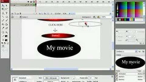 Flash 9 small button website tutorial