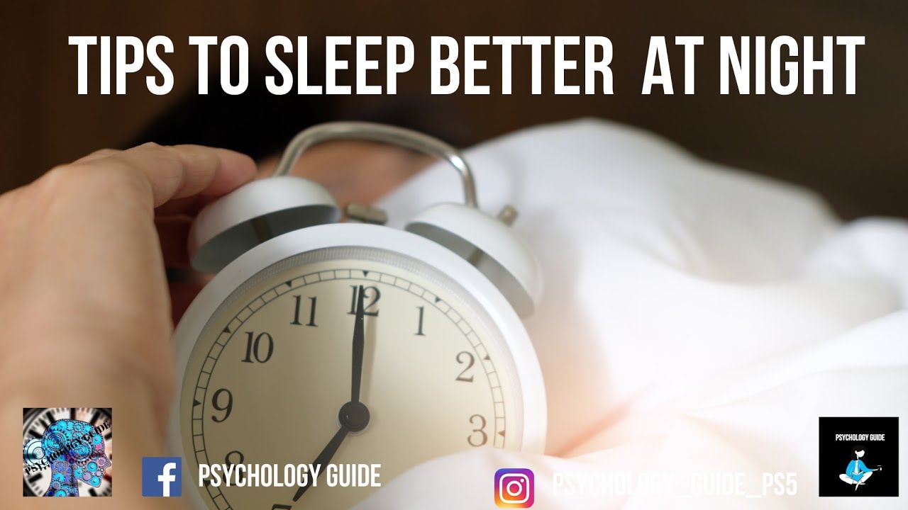 Tips to Sleep Better At Night😴💤🛏🛌 - YouTube