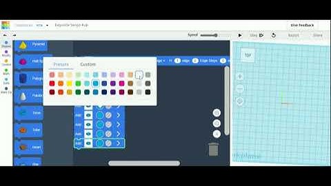 Tinkercad Codeblocks - How to Code a Colorful Keychain