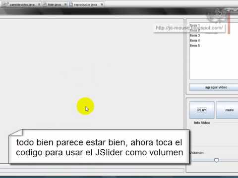 java sdk Reproductor de videos en java: Controles de reproduccion 3ra parte 2-2