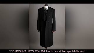 Winter Long Blazer Business Double Breasted High Quality Luxury Mens Suit Jackets Elegant Man Suit