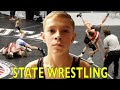 FIRST TIME WRESTLING at State Wrestling Tournament!