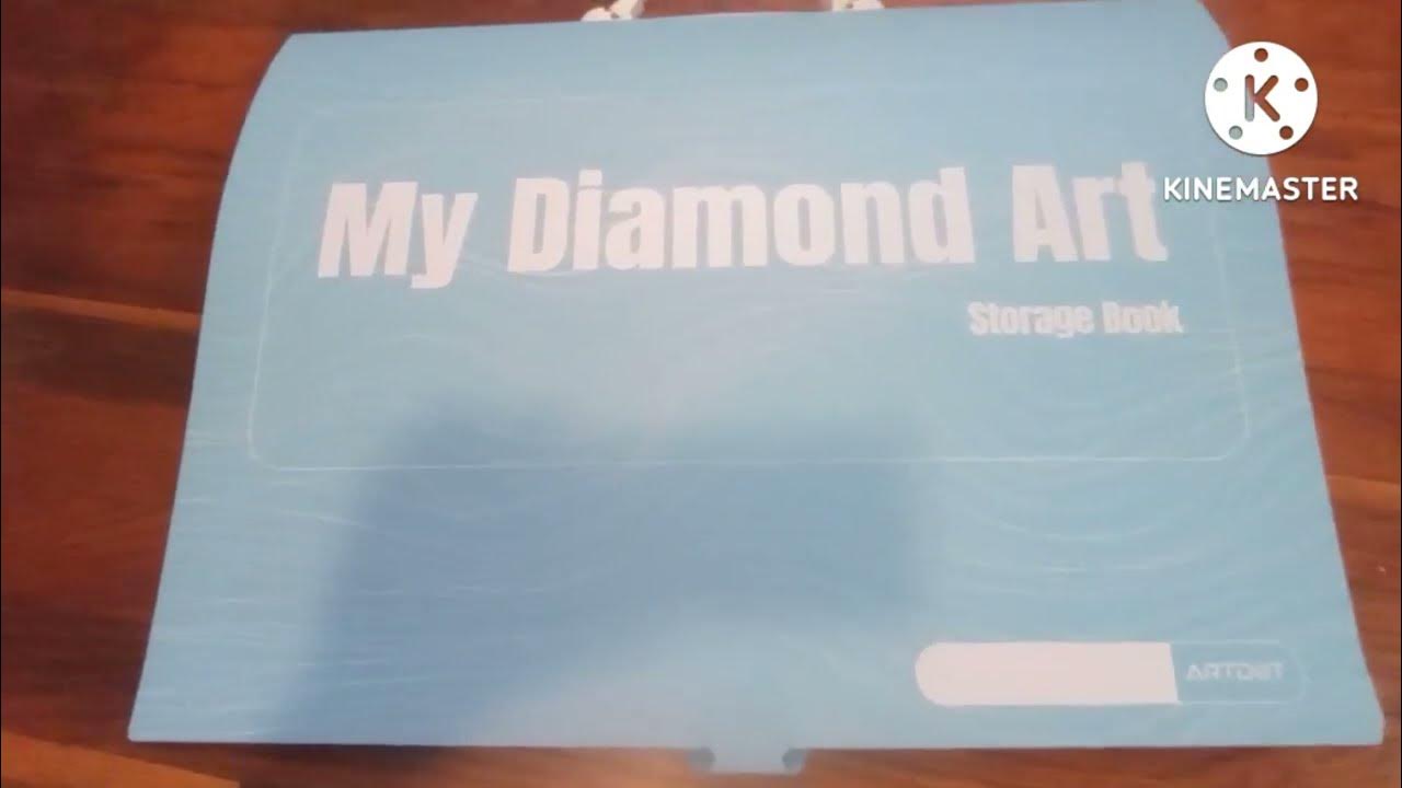 A4 Storage Book for Diamond Painting Kits, Diamond Art Portfolio