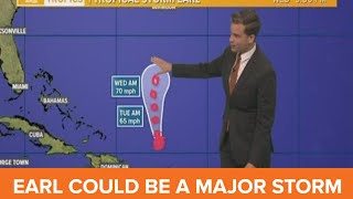 Monday morning Tropical Update: Earl could become major hurricane