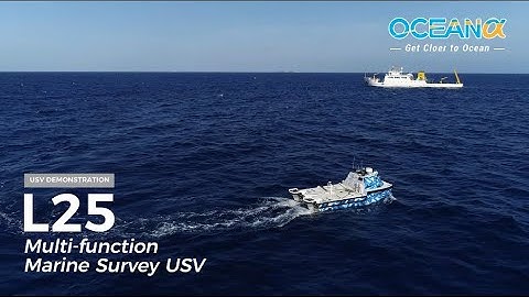 OceanAlpha L25 USV Live Demo Video