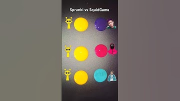 Simon sprunki vs Squid Game characters, Guess the mixed colors #sprunki #squidgame2 #colormixing