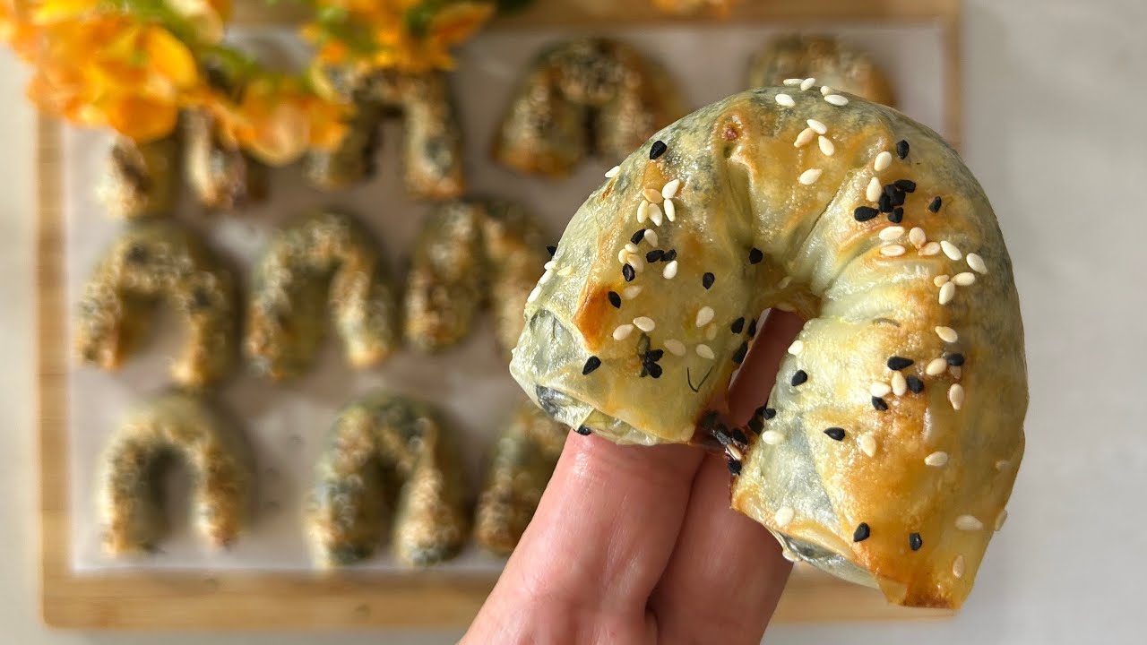 Crispy Rice Paper Spinach & Feta Rolls – A Lighter Spanakopita Alternative 😍