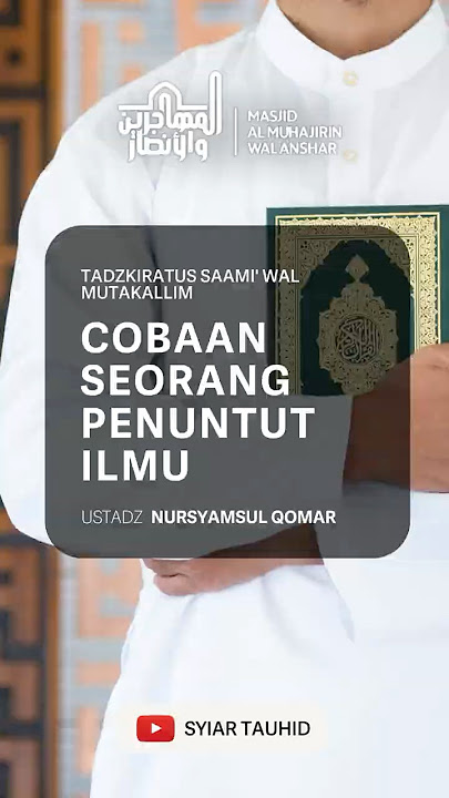 COBAAN SEORANG PENUNTUT ILMU