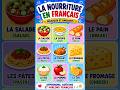 Food names in French #French#Learn Vocabulary