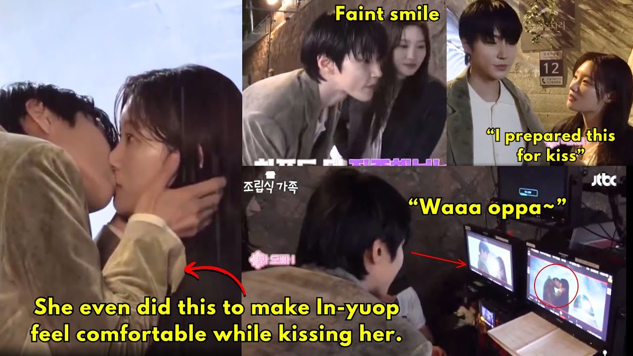 Chaeyeon didn't feel awkward watching her kiss scene with In-yeop😭😍 That’s a Jung Chaeyeon rizz!!!