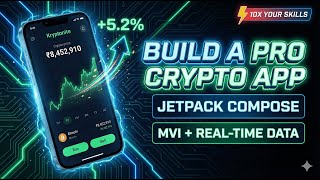 Build a Modern Crypto App with Jetpack Compose & MVI (2026) | Real-Time Data with Retrofit screenshot 1