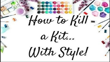 Scrapbooking/ “How To Kill A Kit With Style”/ Kit Reveal For October 2019