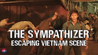 The Sympathizer Episode 1 Escaping Vietnam Scene