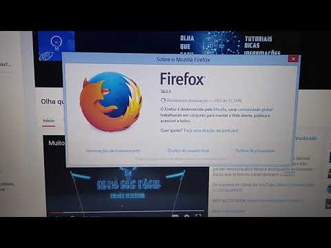 Vídeo: Como Atualizar O Mozilla Firefox