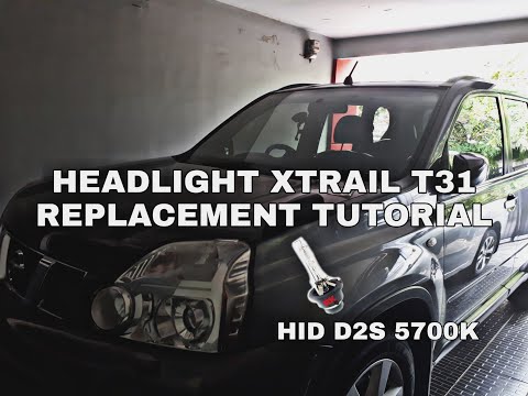 Tutorial Ganti lampu Headlight Nissan Xtrail T31 | Lampu HID D2S Murah