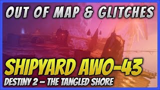 How to break the boundaries and glitch out of the lost sector Shipyard AWO-43 on the tangled shore in Destiny 2.
