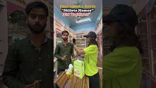 Free sample taste📍Roorkee #roorkee #free #firemomos #millets #momos #india #youtubeshorts