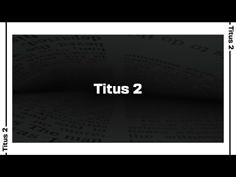 Titus 2 Bible Reading | NIV