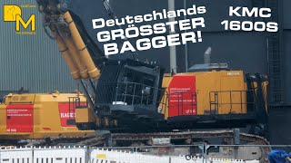 : Most powerful demolition excavator [250 tons 60 m] ripping down coal power plant